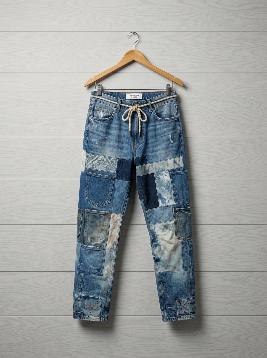 LIGHT WASH DENIM SET