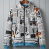 NEWSPAPER PUFFER JACKET