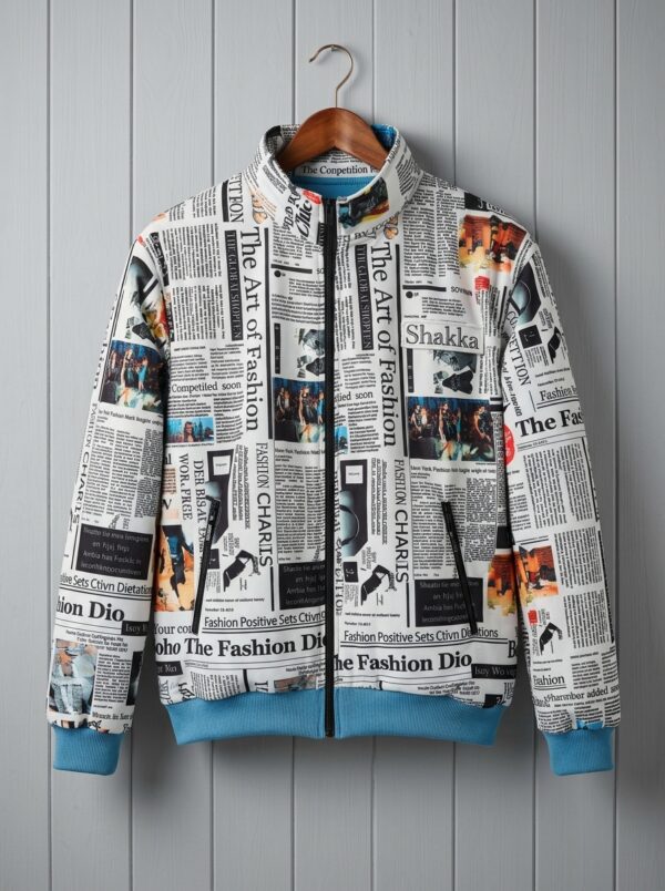 NEWSPAPER PUFFER JACKET