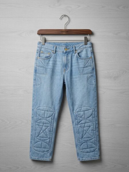 QUILTED TEXTURE PANTS