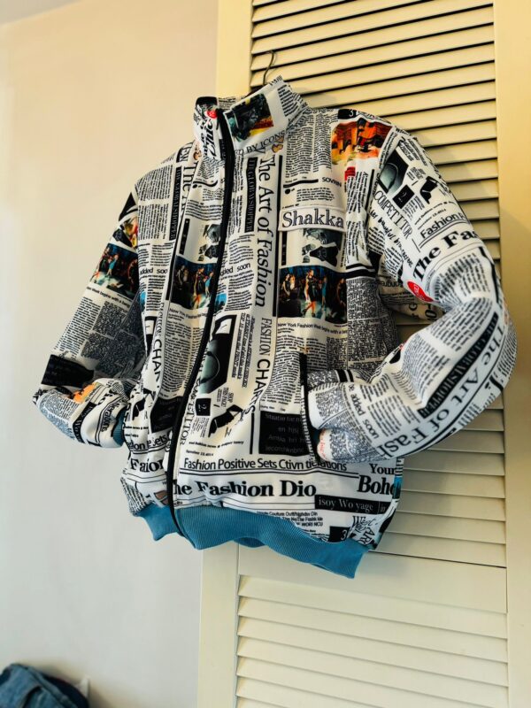 NEWSPAPER PUFFER JACKET