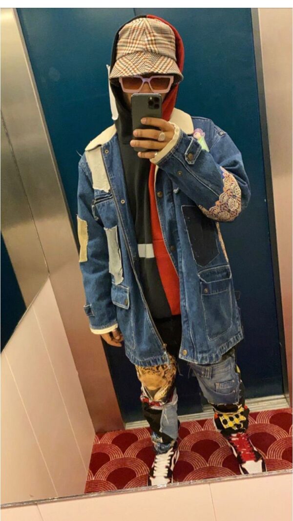 MULTI-DENIM PATCHWORK JEANS