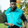 RED BOMBER JACKET