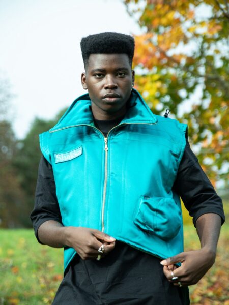 RED BOMBER JACKET