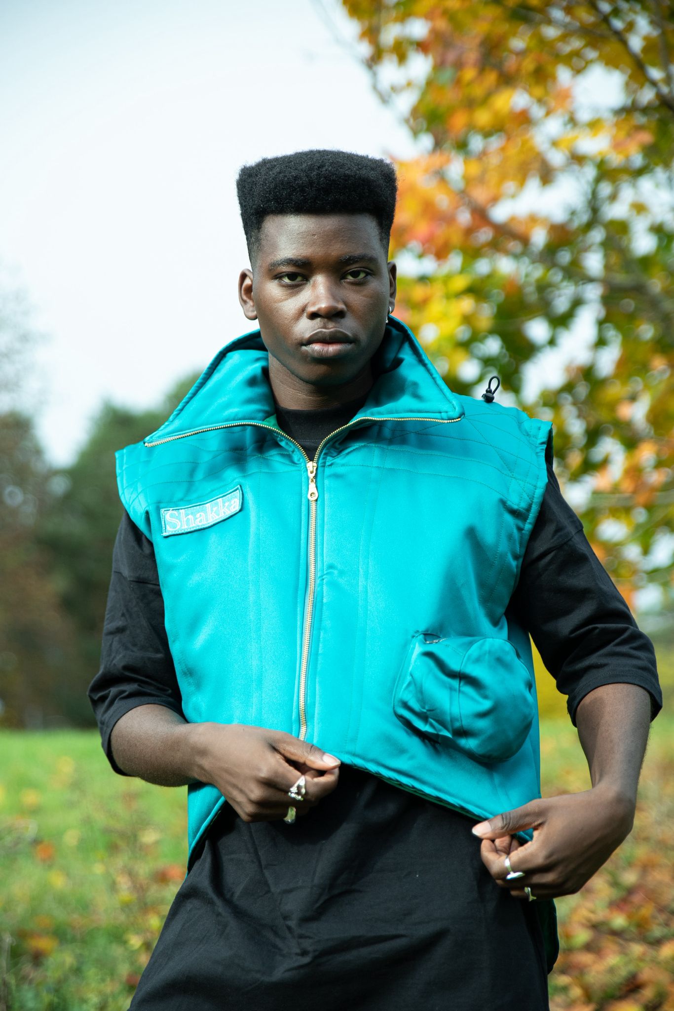 RED BOMBER JACKET